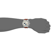  Shop Authentic Tommy Hilfiger Jackson Multi-Function Silver Dial Brown Leather Strap Watch for Men - 1791239 - Luxxuri