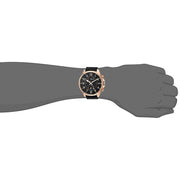  Shop Authentic Tommy Hilfiger Dean Chronograph Quartz Black Dial Black Leather Strap Watch for Men - 1791273 - Luxxuri