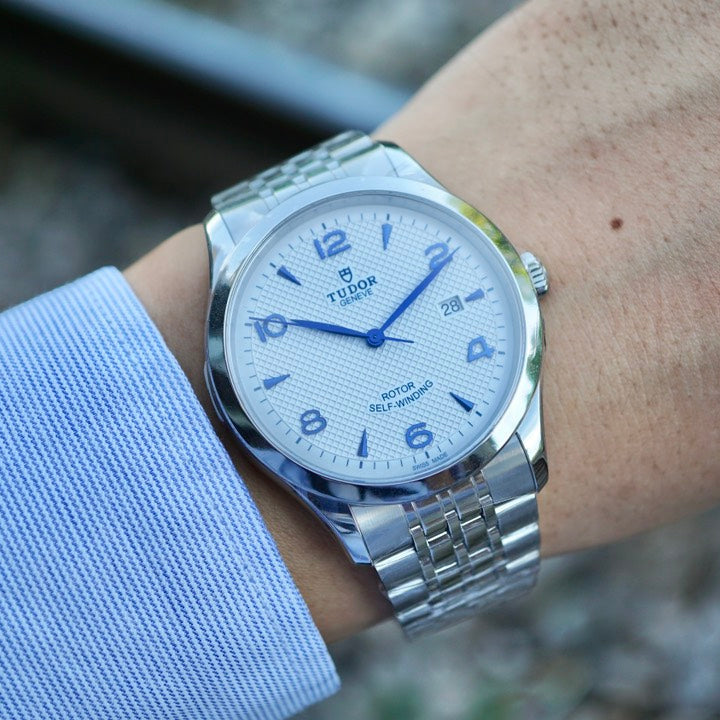  Shop Authentic Tudor 1926 Automatic White Dial Silver Steel Strap Watch for Men - M91650-0005 - Luxxuri