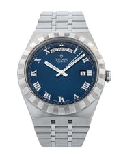  Shop Authentic Tudor Royal Automatic Blue Dial Silver Steel Strap Watch for Men - M28600-0005 - Luxxuri