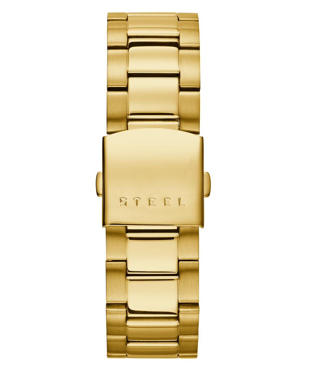  Shop Authentic Guess Atlas Chronograph Gold Dial Gold Steel Strap Watch For Men - W0668G4 - Luxxuri