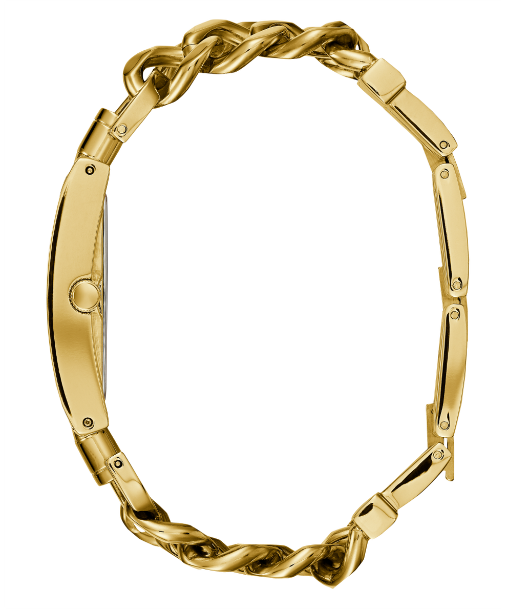  Shop Authentic Guess Trend Multi Chain Black Dial Gold Steel Strap Watch for Women - U1117L5 - Luxxuri