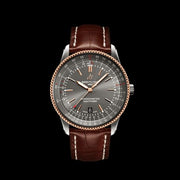  Shop Authentic Breitling Navitimer Automatic 41 Grey Dial Brown Leather Strap Watch for Men - U17326121M1P1 - Luxxuri