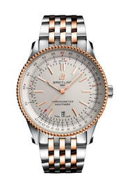  Shop Authentic Breitling Navitimer Automatic 41 White Dial Two Tone Steel Strap Watch for Men - U17326211G1U1 - Luxxuri