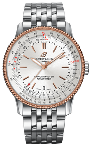  Shop Authentic Breitling Navitimer Automatic 41mm White Dial Silver Stainless Steel Mens Watch - U17326211G1A1 - Luxxuri