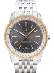  Shop Authentic Breitling Navitimer Automatic 41mm Grey Dial Silver Steel Strap Mens Watch - U17326211M1A1 - Luxxuri