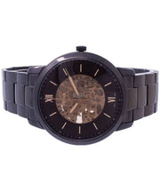  Shop Authentic Fossil Neutra Automatic Skeleton Black Dial Black Steel Strap Watch for Men - ME3183 - Luxxuri