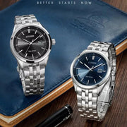  Shop Authentic Citizen Eco Drive Blue Dial Silver Steel Strap Watch For Men - BM7250-56L - Luxxuri
