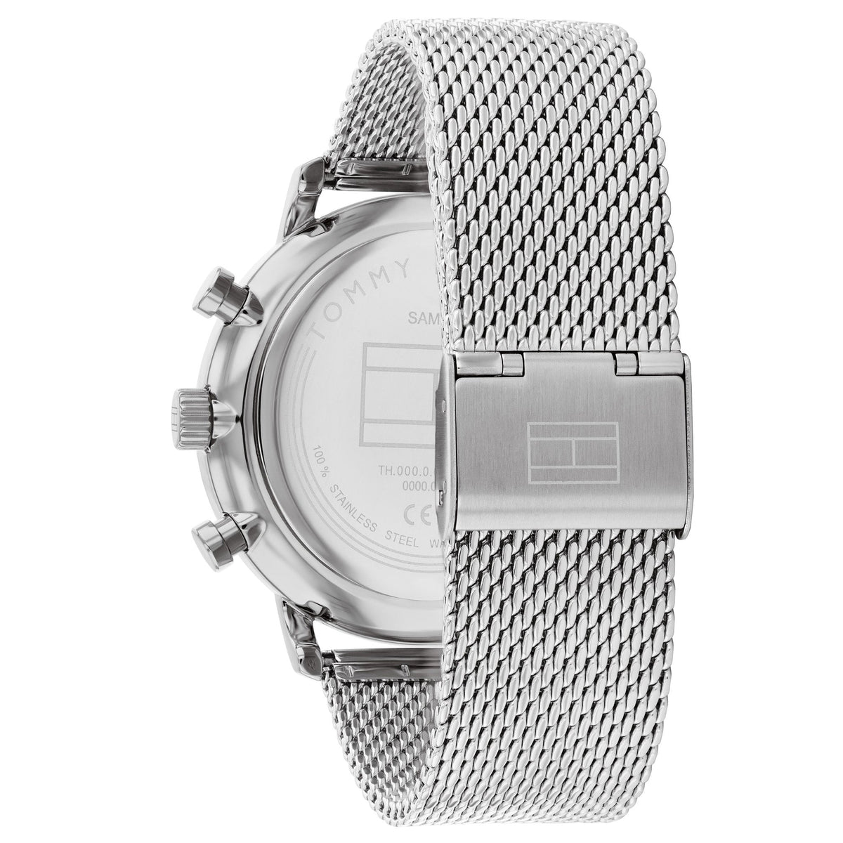  Shop Authentic Tommy Hilfiger Legend Chronograph Green Dial Silver Mesh Bracelet Watch For Men - 1710567 - Luxxuri