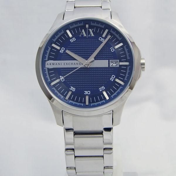  Shop Authentic Armani Exchange Hampton Chronograph Blue Dial Silver Steel Strap Watch For Men - AX2132 - Luxxuri