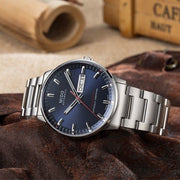  Shop Authentic Mido Commander II Automatic Chronometer Blue Dial Silver Steel Strap Watch For Men - M021.431.11.041.00 - Luxxuri