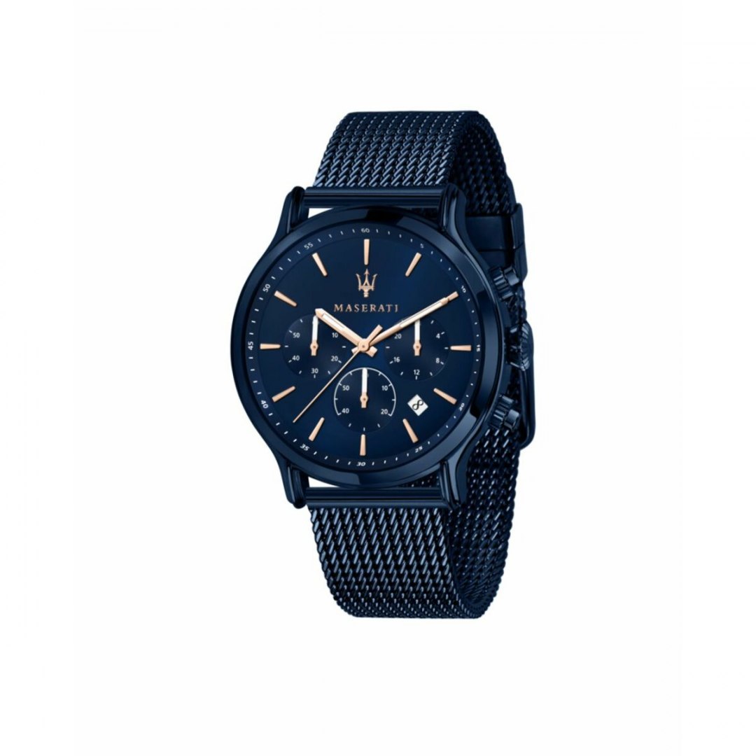  Shop Authentic Maserati Epoca Analog Blue Dial Blue Mesh Bracelet Watch For Men - R8873618010 - Luxxuri