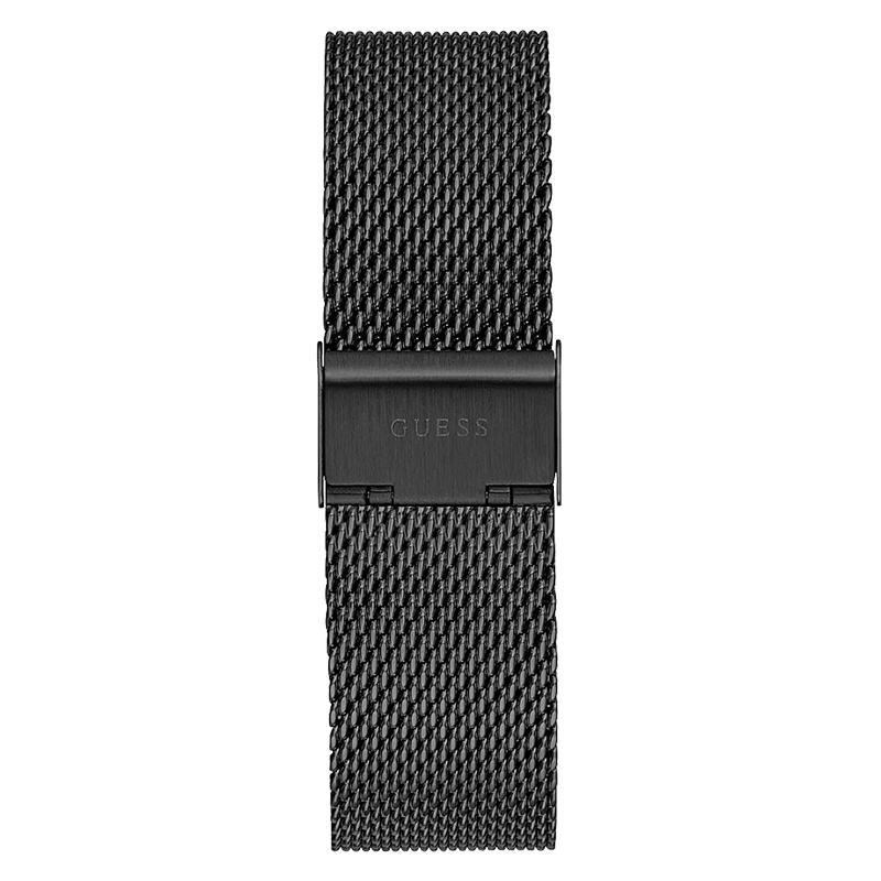  Shop Authentic Guess Analog Multifunction Black Dial Black Mesh Bracelet Watch for Men - GW0368G3 - Luxxuri