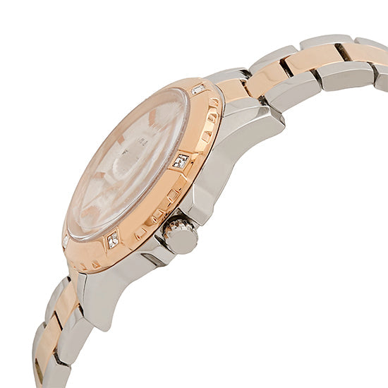  Shop Authentic Guess Mist Quartz Silver Dial Two Tone Steel Strap Watch For Women - W0443L4 - Luxxuri
