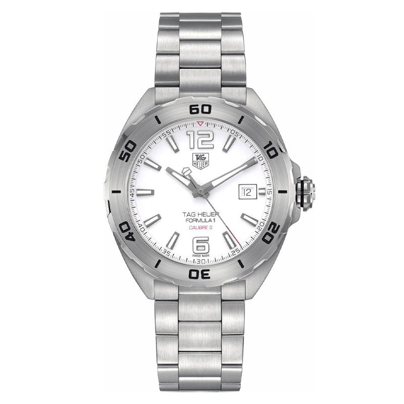  Shop Authentic Tag Heuer Formula 1 White Dial Watch for Men - WAZ2114.BA0875 - Luxxuri