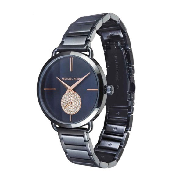  Shop Authentic Michael Kors Portia Blue Dial Blue Stainless Steel Strap Watch for Women - MK3680 - Luxxuri