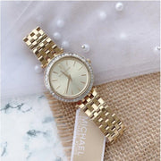  Shop Authentic Michael Kors Darci Gold Dial Gold Steel Strap Watch for Women - MK3365 - Luxxuri