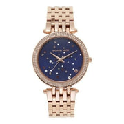  Shop Authentic Michael Kors Darci Blue Dial Rose Gold Steel Strap Watch for Women - MK3728 - Luxxuri