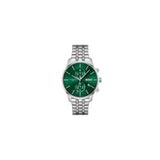  Shop Authentic Hugo Boss Associate Green Dial Silver Steel Strap Watch for Men - 1513975 - Luxxuri