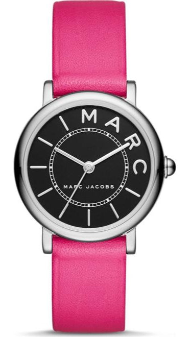  Shop Authentic Marc Jacobs Roxy Black Dial Pink Leather Strap Watch for Women - MJ1535 - Luxxuri