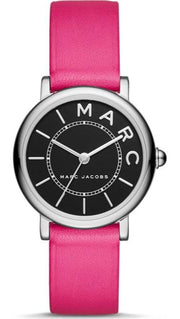  Shop Authentic Marc Jacobs Roxy Black Dial Pink Leather Strap Watch for Women - MJ1535 - Luxxuri