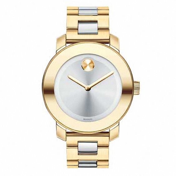  Shop Authentic Movado Bold Silver Dial Two Tone Steel Strap Watch for Women - 3600129 - Luxxuri