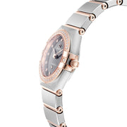  Shop Authentic Omega Constellation Quartz Diamonds Blue Dial Two Tone Steel Strap Watch for Women - 131.25.25.60.53.002 - Luxxuri