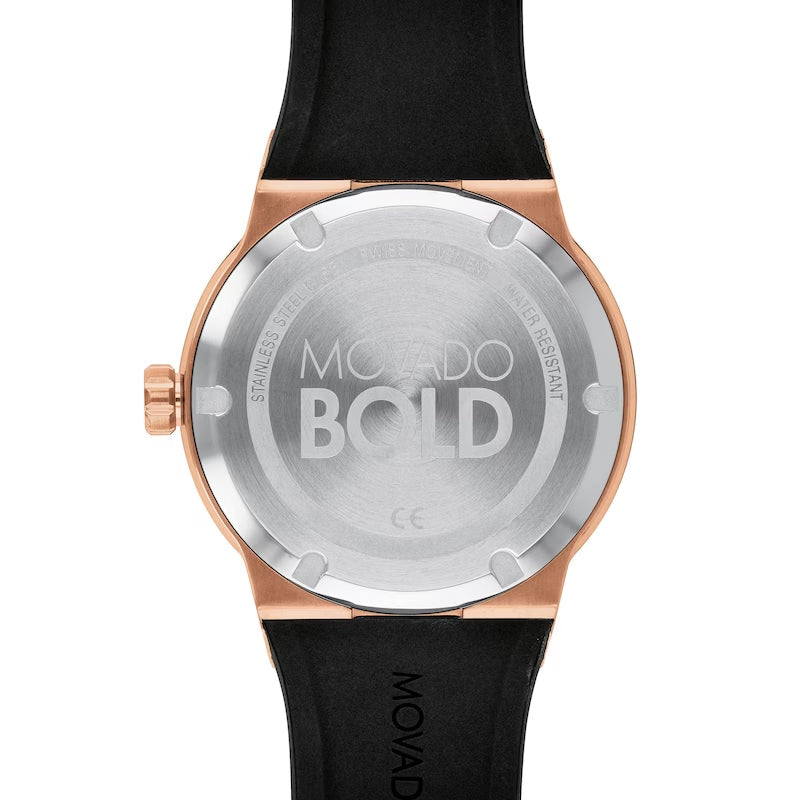  Shop Authentic Movado Bold Fusion Black Dial Black Silicone Strap Watch for Men - 3600622 - Luxxuri