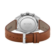  Shop Authentic Hugo Boss Champion White Dial Brown Leather Strap Watch for Men - 1513879 - Luxxuri