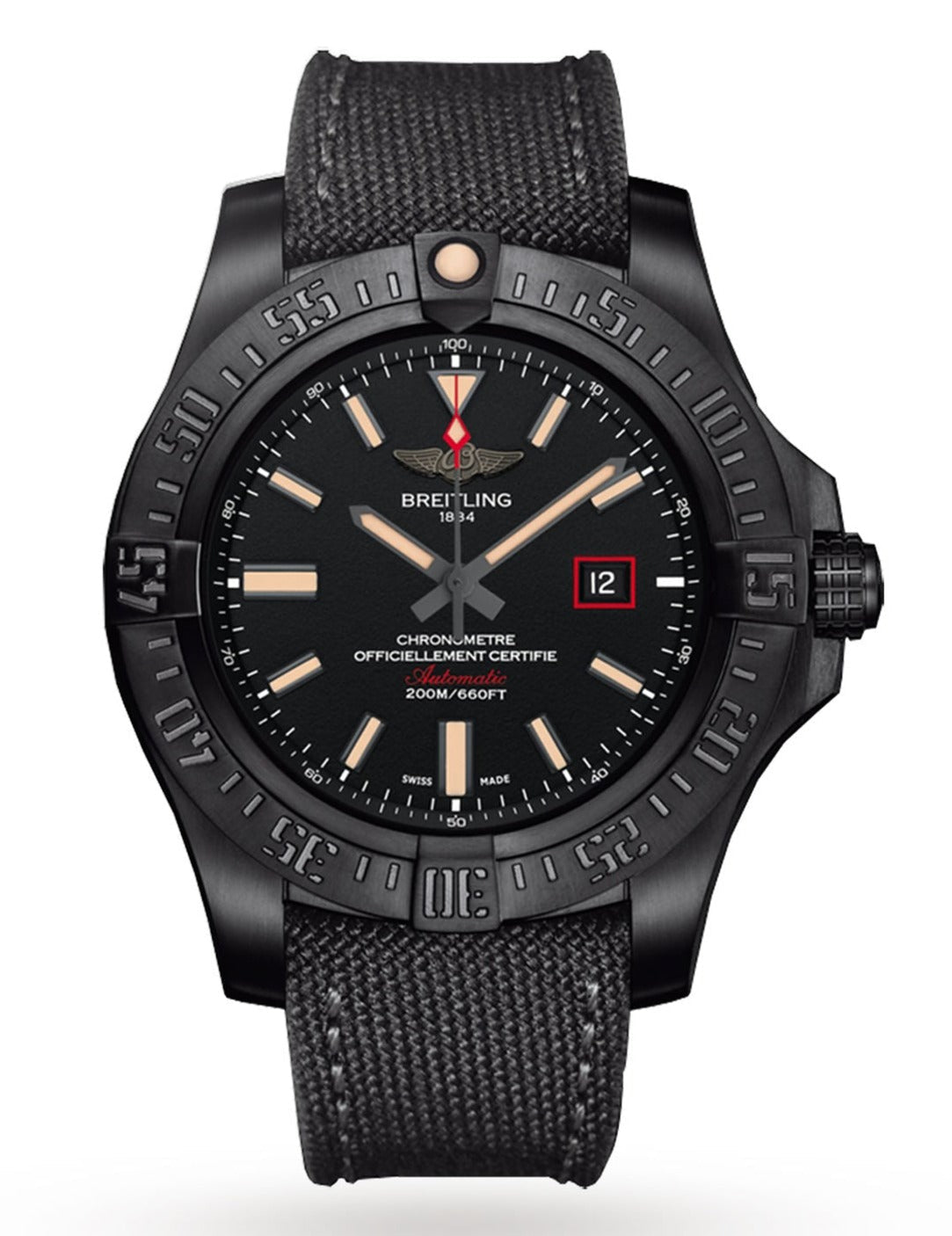  Shop Authentic Breitling Avenger Titanium Blackbird 44mm Automatic Mens Watch - V1731110BD74/109W - Luxxuri