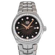  Shop Authentic Tag Heuer Link Quartz Black Dial Silver Steel Strap Watch for Women - WBC131F.BA0649 - Luxxuri