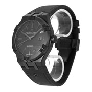  Shop Authentic Maurice Lacroix Automatic Date Black Dial Black Leather Strap Watch For Men - AI6008-PVB01-330-1 - Luxxuri