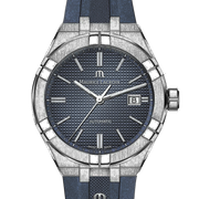  Shop Authentic Maurice Lacroix Aikon Automatic Date Blue Dial Blue Silicone Strap Watch For Men - AI6008-SS000-430-4 - Luxxuri