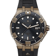  Shop Authentic Maurice Lacroix Aikon Venturer Black Dial Black Rubber Strap Watch For Men - AI6058-BRZ0B-330-2 - Luxxuri