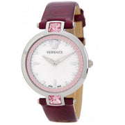  Shop Authentic Versace Olympo Crystal Gleam White Dial Purple Leather Strap Watch for Women - VAN010016 - Luxxuri