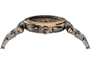  Shop Authentic Versace Aion Chronograph Black Dial Grey Steel Strap Watch for Men  - VBR050017 - Luxxuri