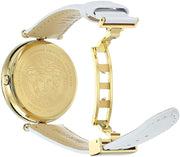  Shop Authentic Versace Palazzo Empire White Dial White Leather Strap Watch for Women - VCO040017 - Luxxuri