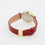  Shop Authentic Versace Greca Meander Red Dial Red Leather Strap Watch for Women - VELW00320 - Luxxuri