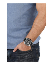  Shop Authentic Versace V Ray Chronograph Quartz Black Dial Black Leather Strap Watch For Men - VE2I00121 - Luxxuri
