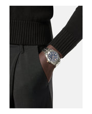  Shop Authentic Versace Greca Time Quartz Black Dial Silver Steel Strap Watch For Men - VE3K00322 - Luxxuri