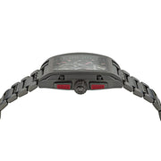  Shop Authentic Versace Dominus Chronograph Quartz Black Dial Black Steel Strap Watch For Men - VE6H00623 - Luxxuri