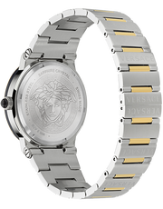  Shop Authentic Versace Greca Logo Moonphase Black Dial Two Tone Steel Strap Watch for Men - VE7G00223 - Luxxuri