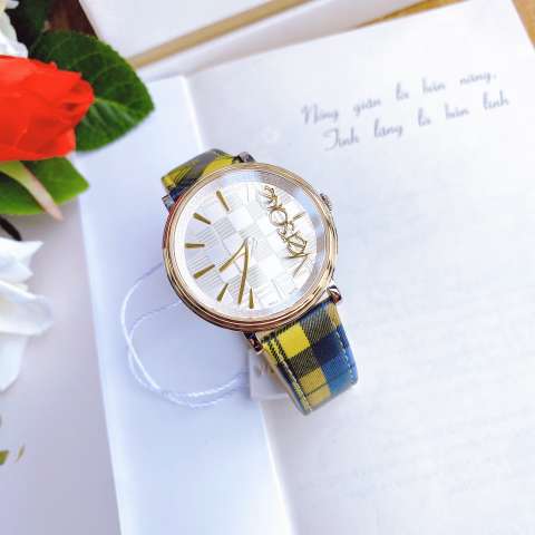  Shop Authentic Versace V-Circle The Clans Edition Silver Dial Multicolor Leather Strap Watch for Women - VE8100118 - Luxxuri