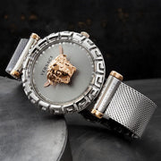  Shop Authentic Versace Palazzo Empire Silver Dial Silver Mesh Bracelet Watch for Women - VEDV00419 - Luxxuri