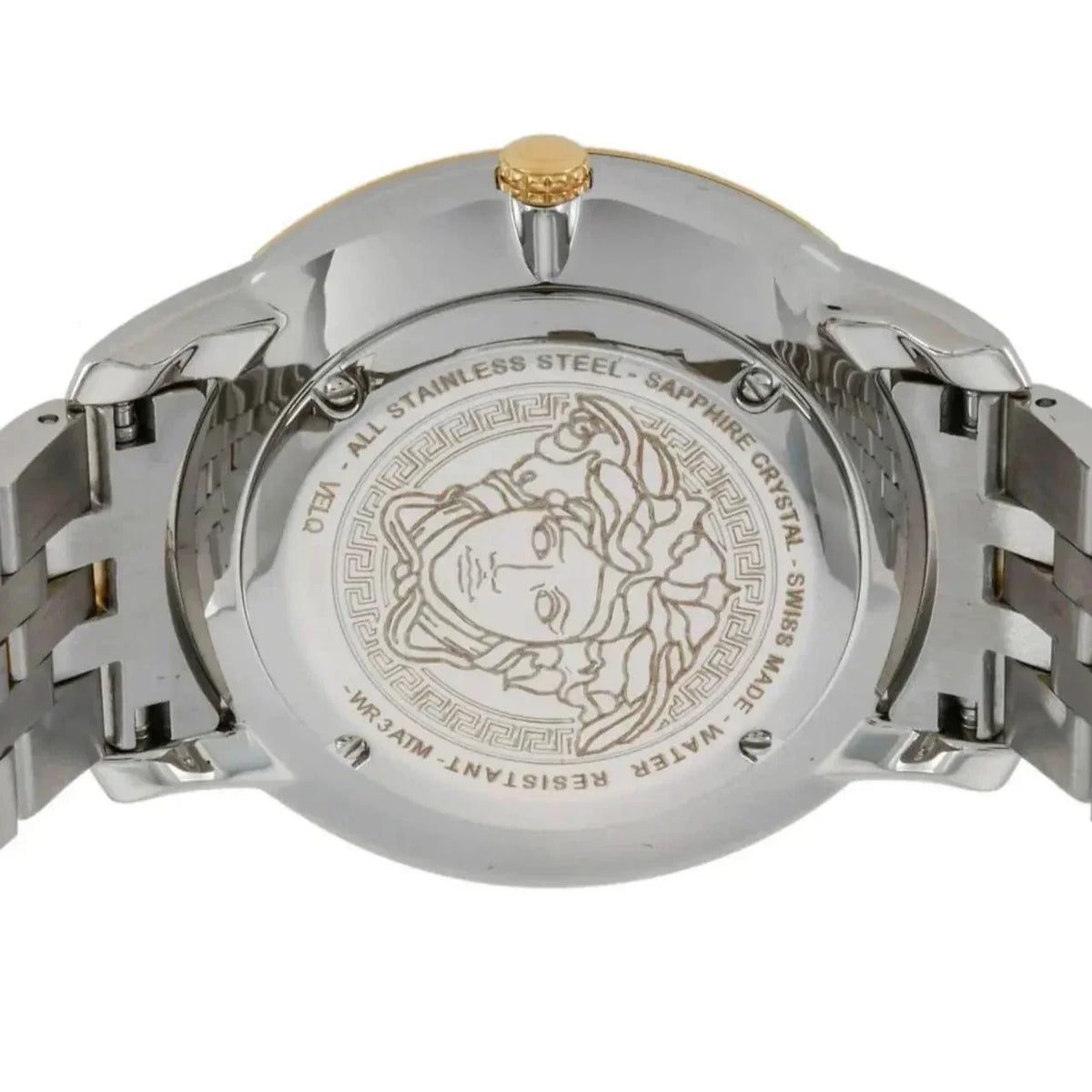  Shop Authentic Versace V-Urban Quartz Silver Dial Two Tone Steel Strap Watch for Men - VELQ00519 - Luxxuri
