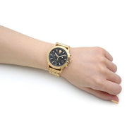  Shop Authentic Versace Sport Tech Chronograph Black Dial Gold Steel Strap Watch for Men - VELT00419 - Luxxuri