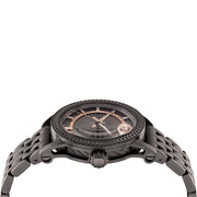  Shop Authentic Versace Viamond Quartz Black Dial Grey Steel Strap Watch For Men - VEPO00520 - Luxxuri
