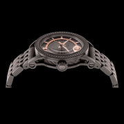  Shop Authentic Versace Viamond Quartz Black Dial Grey Steel Strap Watch For Men - VEPO00520 - Luxxuri