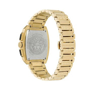  Shop Authentic Versace Dominus Chronograph Black Dial Gold Steel Strap Watch For Men - VE6H00523 - Luxxuri