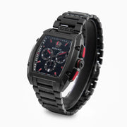  Shop Authentic Versace Dominus Chronograph Quartz Black Dial Black Steel Strap Watch For Men - VE6H00623 - Luxxuri